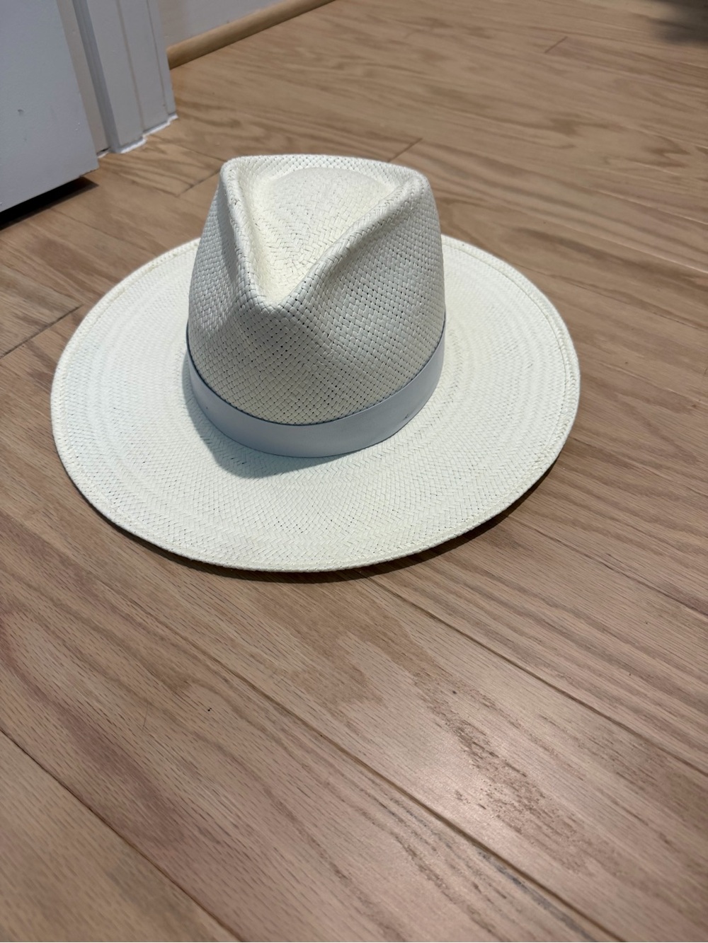 Janessa Leone Wide-Brim Hamilton Hat in White - Picture 4 of 7